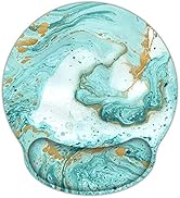 Ergonomic Mouse Pad with Wrist Rest Support Gel, ArtSo Non Slip Rubber Base Pad Computer PC Lapto...
