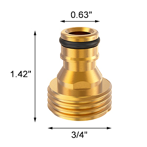 size of female connector