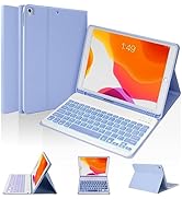 LAMA 7 Colors Backlit Keyboard Case for iPad 10.2" 9th 8th 7th Generation, Detachable Bluetooth K...