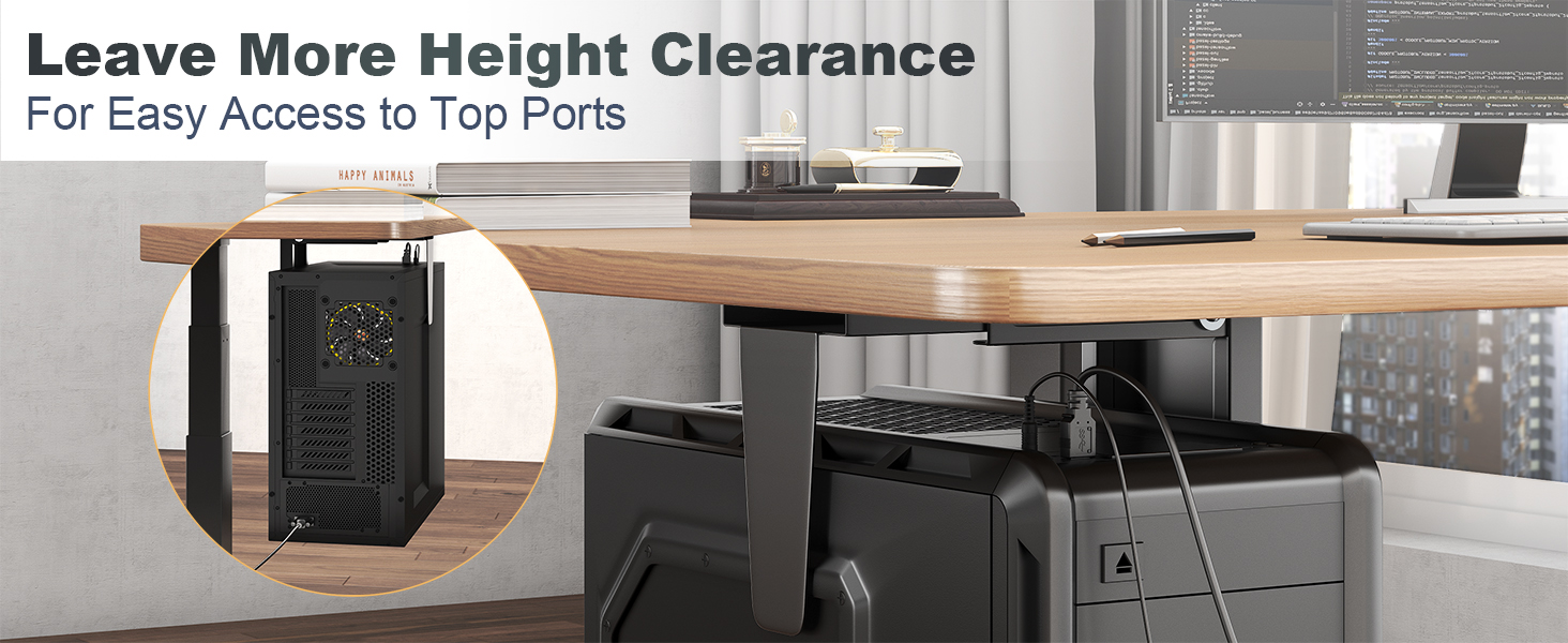 Leave More Height Clearance for Easy Access to Top Ports