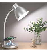 Vicsoon Desk Lamp for Home Office - LED Desk Lamp with Wireless Charger, 3 Color Modes Dimmable E...