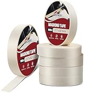 RED WOLF 6 pcs Automotive Refinish Masking Tape 0.7