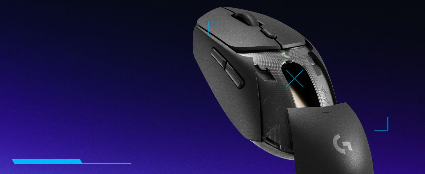 Logitech G309 LIGHTSPEED Wireless Lightweight Gaming Mouse with 6 programmable buttons