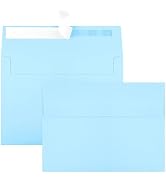 Joyberg 50 Packs Blue 5x7 Envelopes, Blue Envelopes 5x7, A7 Invitation Envelopes, Blue Envelopes,...
