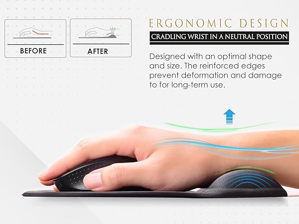 Designed with an optimal shape and size.