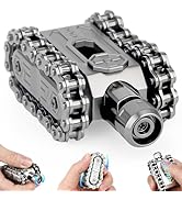Fidget Slider Chain Hand Roller Finger Clicker Sounds Metal Anxiety Relief Fidget Toy for Kid Adu...