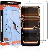 chubbycable 2PCS ChubbyShield Ultra for iPhone 17 Pro Max HD Tempered Glass Screen Protector, Ult...