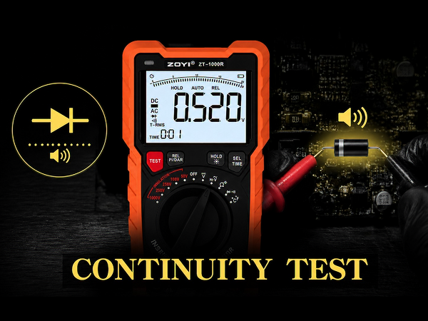 2 in 1 Megohmmeter Multimeter Ohm Meter