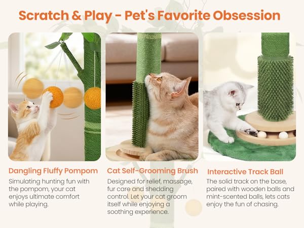 cat scratching post