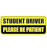 Student Driver Car Magnet, Teen Driver Magnet for Car, Please Be Patient Student Driver Magnet Re...
