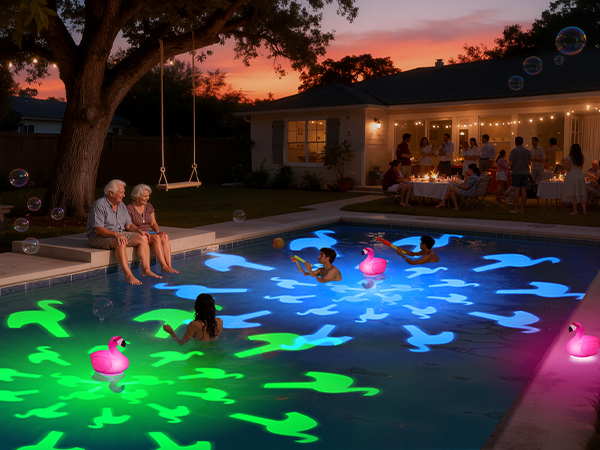 floating pool lights