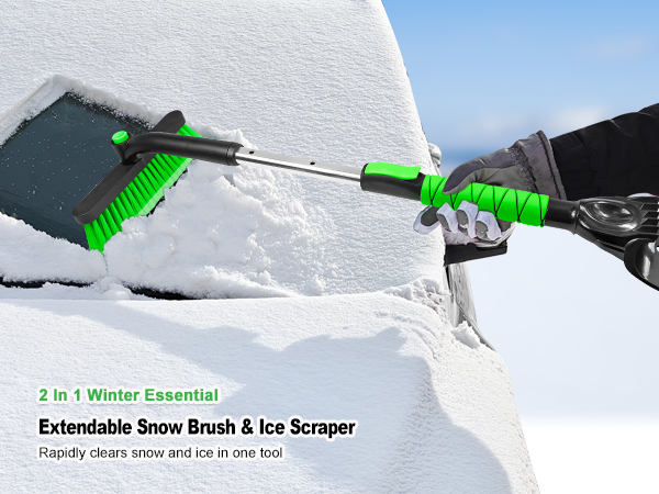 snow brush ice scraper