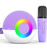 Heroange Kids Karaoke Microphone Machine Toy Purple 1 Mic