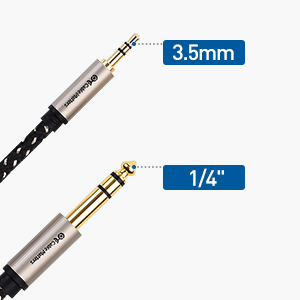 Cable Matters 3.5mm to 1/4 Inch TRS Audio Cable (1/8 Inch to 1/4 Inch Audio Cable)…