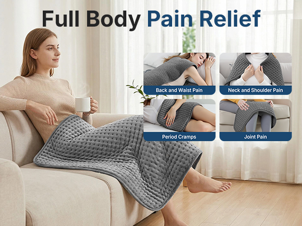 Heating Pad for Back Neck Shoulder Period Cramps