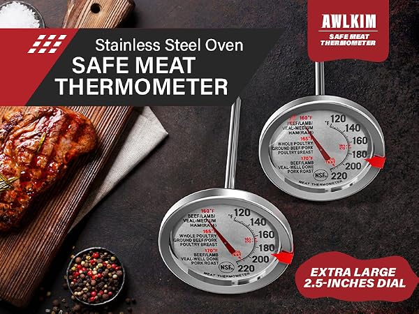 Oven Safe Meat Thermometer