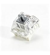 YMKPVR Kailh 35pcs Speed Silver Linear Mechanical Keyboard Switches, 3-Pin 40gf Pre-Lubed, Ultra-...