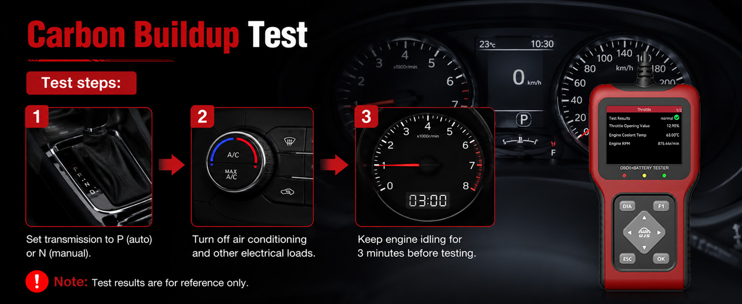 UJS TesGo OBD2 Scanner and Battery Tester