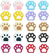 20Pcs Paw Print Magnets Fridge Magnets Cute Refrigerator Magnets Decorative Magnet Set for Locker...