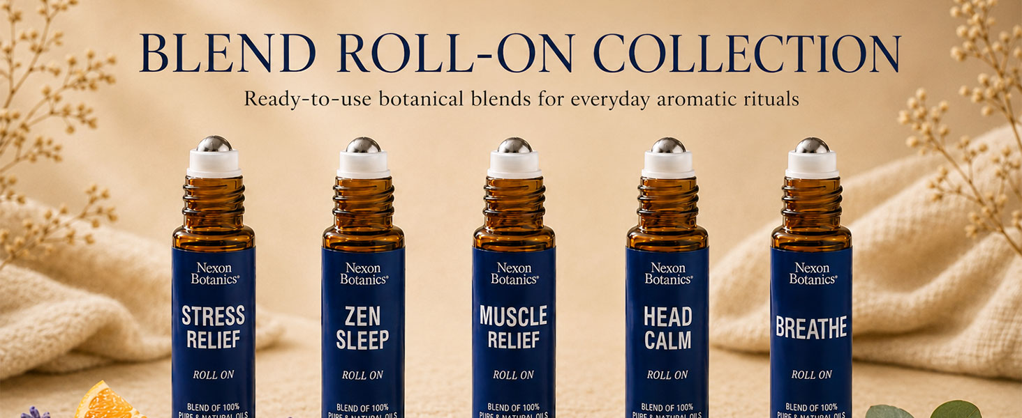 calming essential oil roll on aromatherapy roller