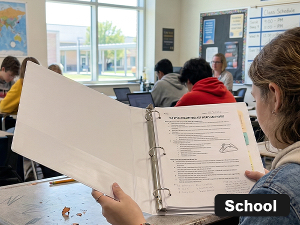 school binder,teacher binder,student binder
