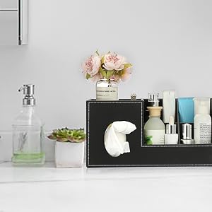 Multifunctional Cube Tissue Box for Vanity