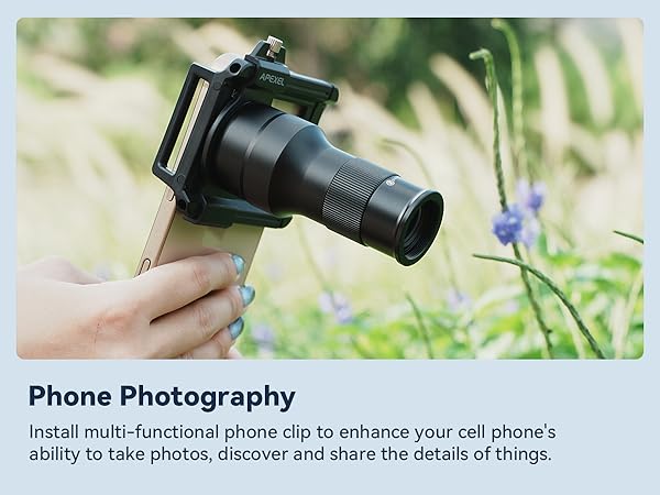 TM6 6X Telephoto Lens & 150mm Macro Lens