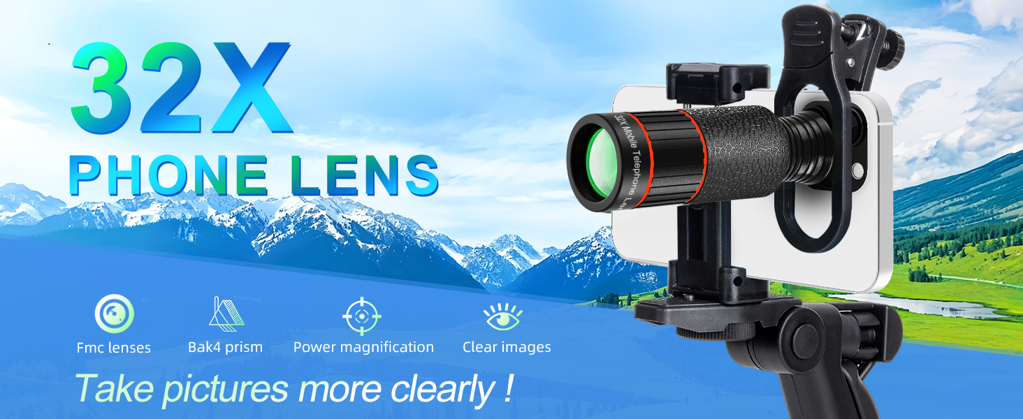 32X phone lens kit