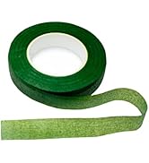 BEADNOVA Floral Tape 1/2inch Flower Tape Dark Green Floral Tape for Bouquets Floral Arranging Ste...