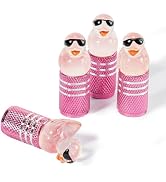 Rislobx 4Pcs Tire Valve Stem Cap Cover for Car SUV Truck, Valve Cover with Funny Duck Sunglasses,...