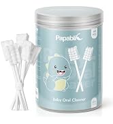 Papablic Baby Tongue Cleaner, Baby Oral Cleaner, Disposable Infant Mouth Cleaner Newborn, Upgrade...