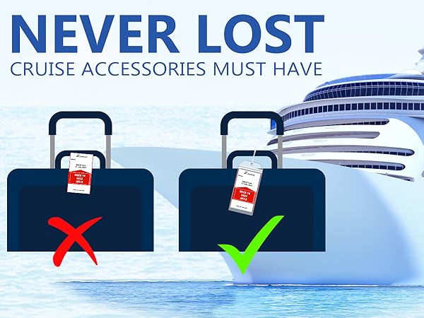 cruise luggage tags