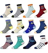 SkiBeaut Toddler Socks, Non Slip Kids Socks Boys Grips Socks Girls Grippy Socks for 1-3/3-5/5-7 Y...