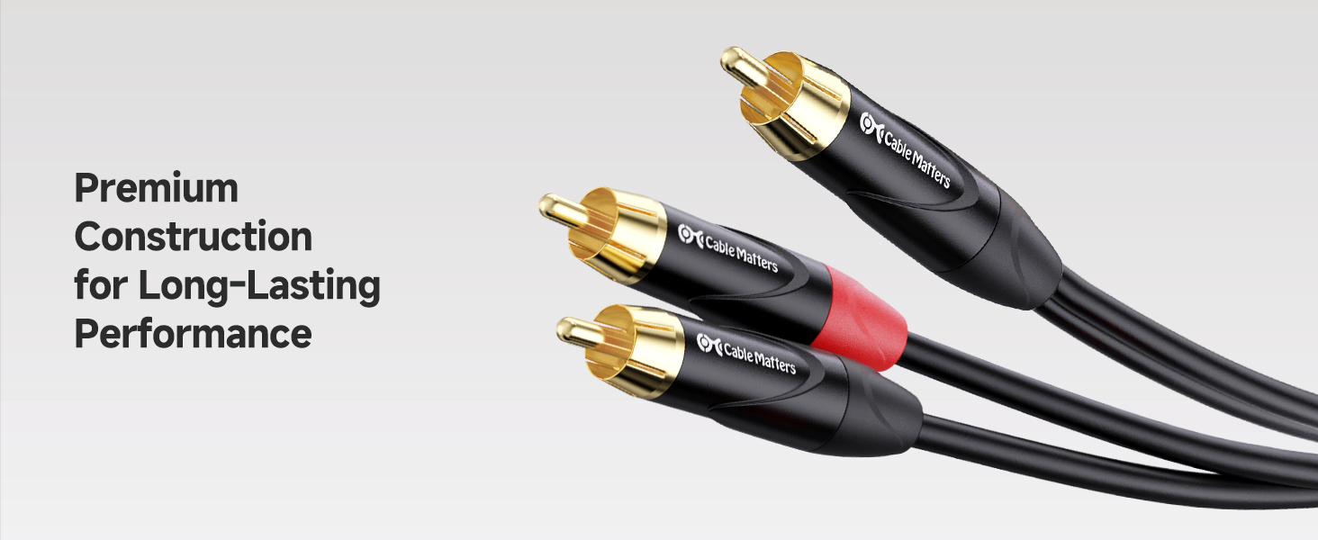 High-Quality RCA Audio Splitter Cable for Home Theater Systems