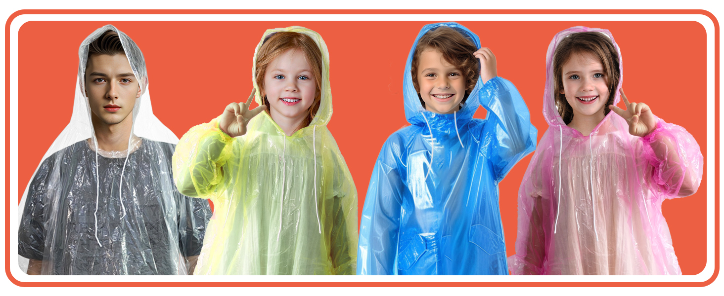 Ponchos Family Pack