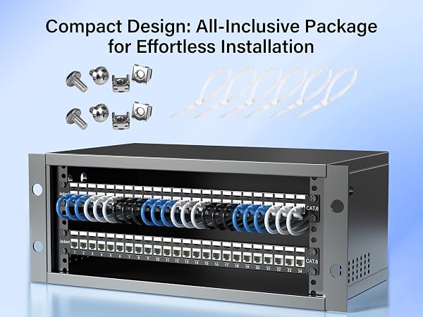 Compact Design: All-Inclusive Package for Effortless Installation