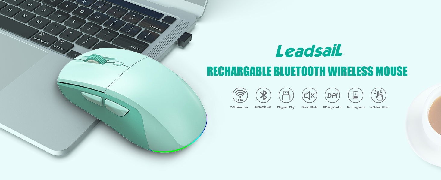 Rechargeable bluetooth mouse