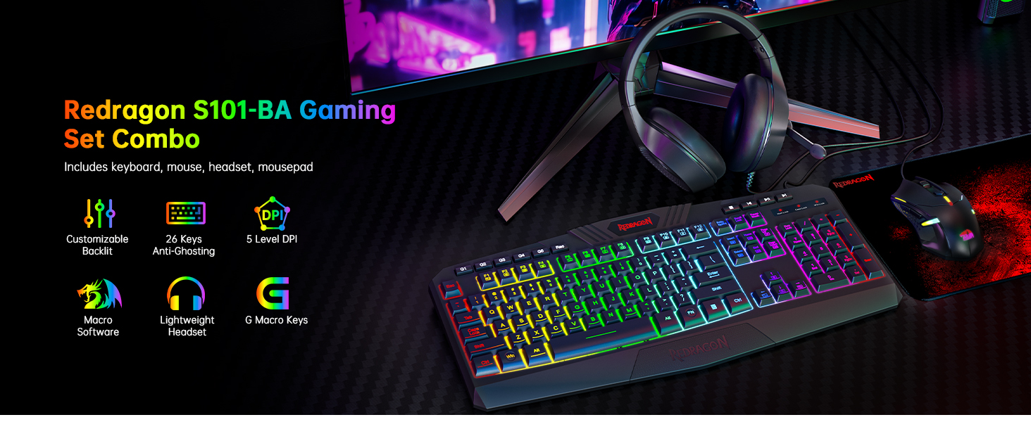 gaming keyboard and mouse