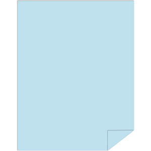 colored copy paper blue