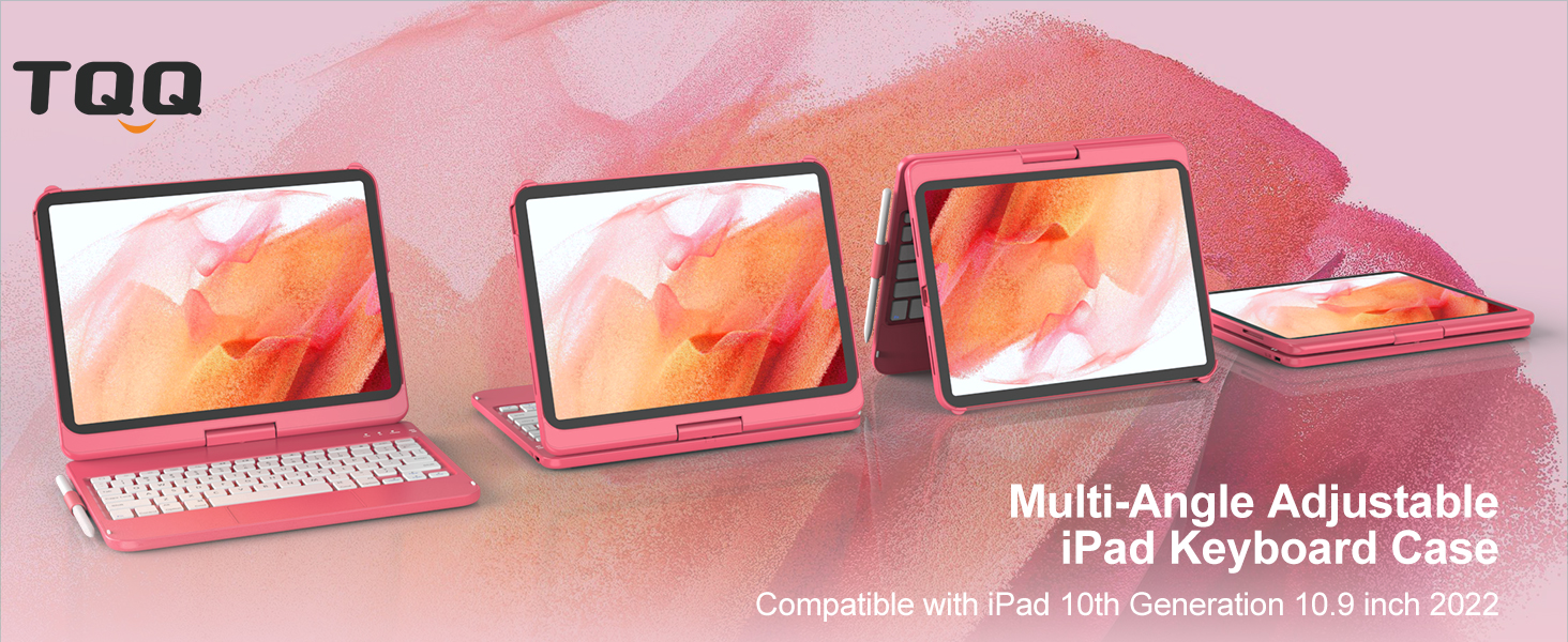 ipad 11th gen keyboard case pink 24
