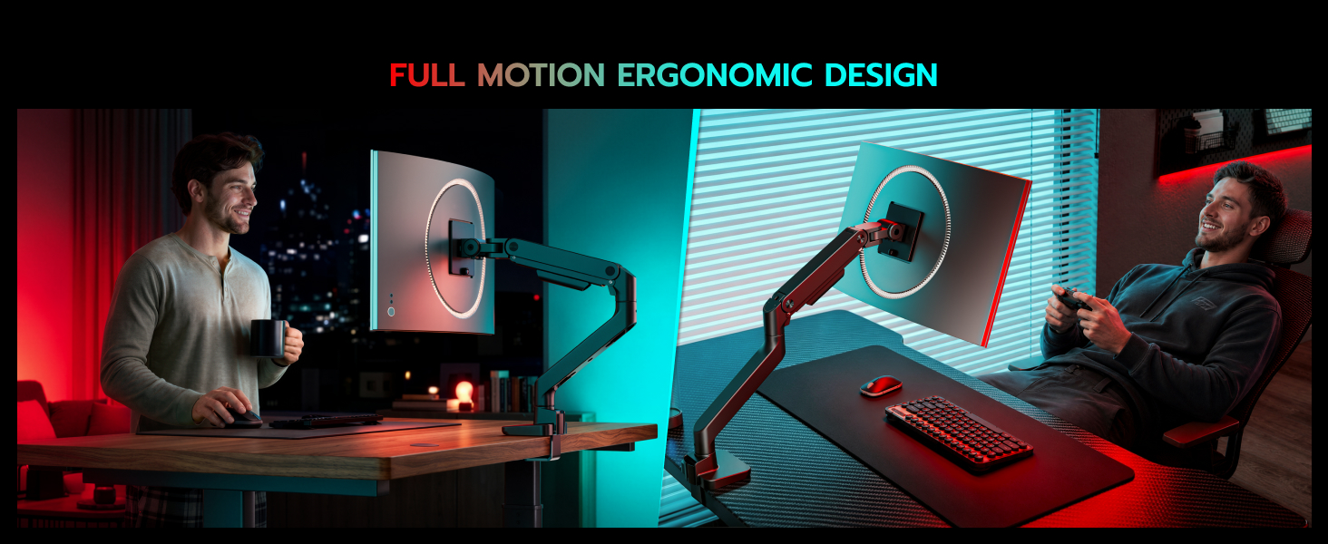 heavy duty monitor arm