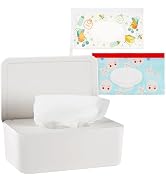 Whiidoom Diaper Wipes Dispenser Wipes Holder, Wipes Tissue Case Keeps Wipes Fresh Tissue Wipes Co...