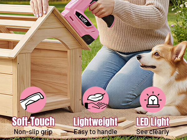pink staple gun