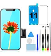 GULEEK for iPhone 11 Screen Replacement Kit, 6.1 Inch 3D Full HD LCD Display Touch Screen Digitiz...