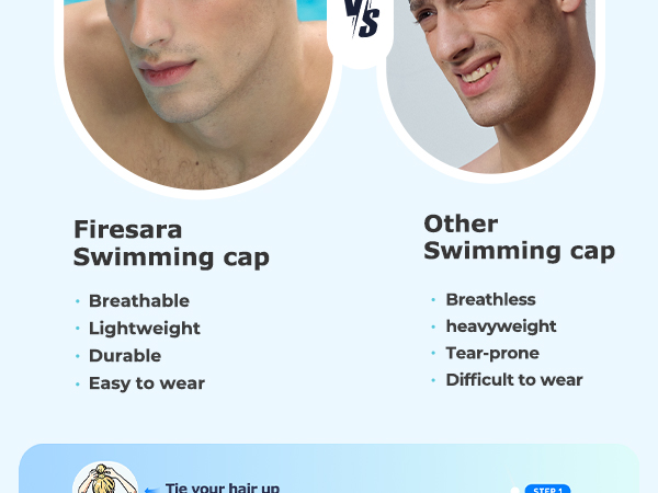 comfortable swim cap