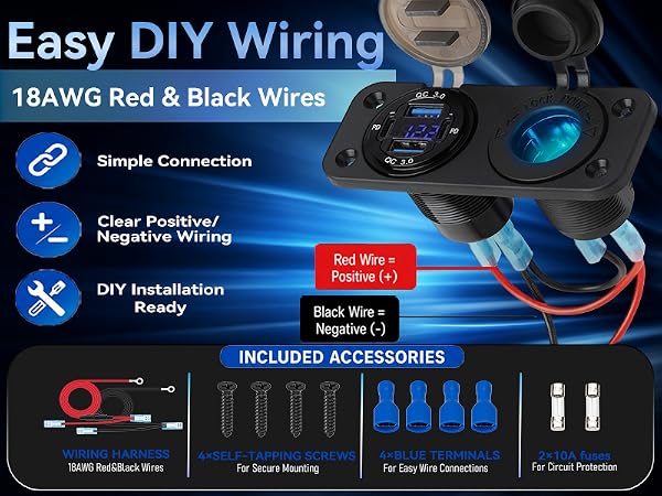 usb cigarette lighter socket
