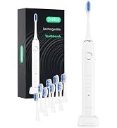 ORAFLIPP Sonic Electric Toothbrush - 40,000 VPM Power Toothbrush with 5 Modes, Smart Timer & Mode...