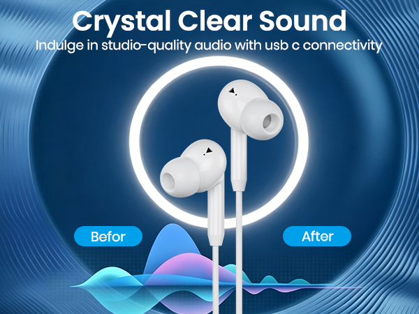 usb c headphones wired