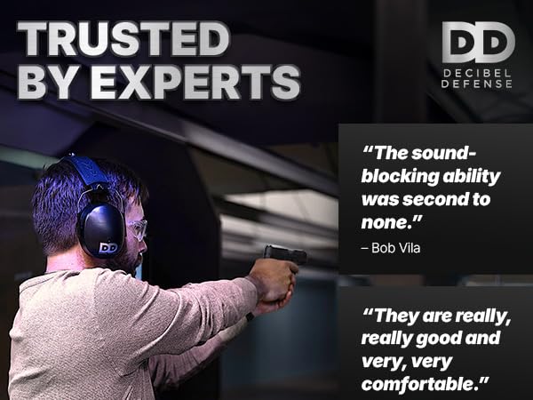 decibel defense shooting ear protection noise reduction noise cancelling ear muffs gun range