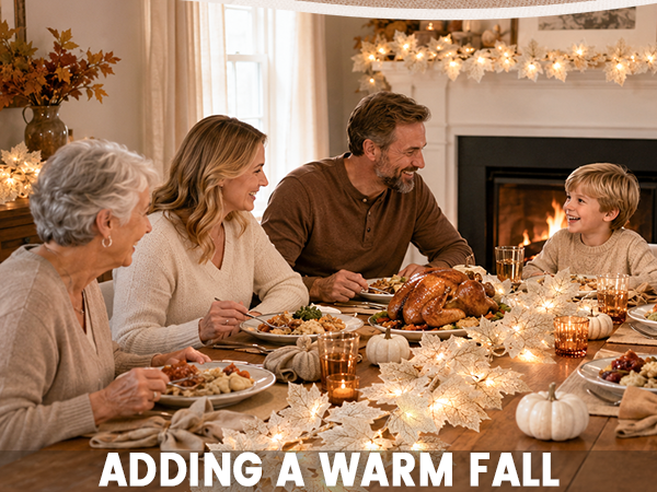fall decor fall decorations for home fall lights fall garland halloween decor thanksgiving decor